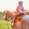 Cowgirl Lets Go Girls Silver Fringe Denim Jacket - Image 16