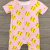 Pink Bamboo Softball Onesie
